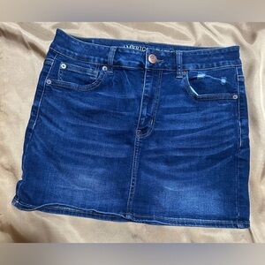 American Eagle Outfitters Dark Blue Mini Skirt